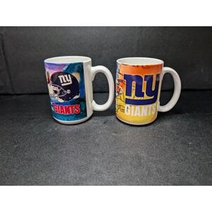 Super Bowl XXXV NY Giants vs Baltimore‎ Ravens Collectors Mugs, Set of 2, NFL